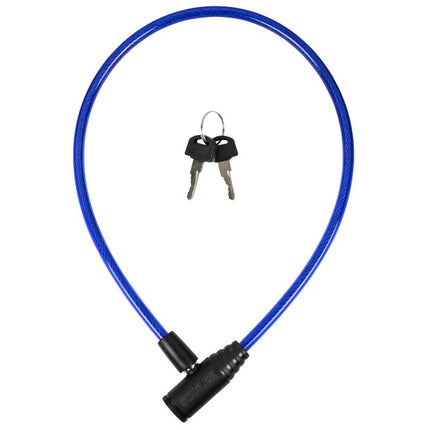 Stahlex Looplock Kabelslot - 8 x 650 mm - Mix Kleuren - 2 Sleutels
