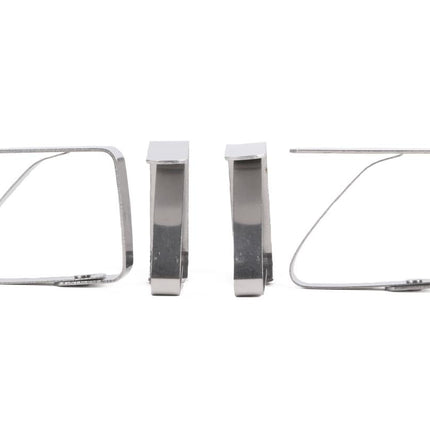 Benson Tafelkleedklemmen - 4-delig - RVS - Verend - Voor Tafels tot 3,5 cm