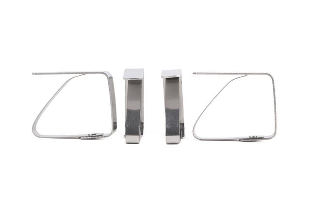 Benson Tafelkleedklemmen - 4-delig - RVS - Verend - Voor Tafels tot 3,5 cm