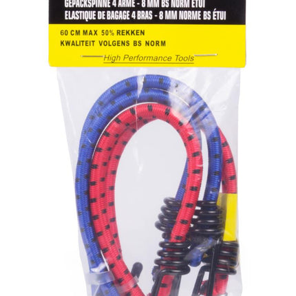 Benson Bagagespin 4-armig - 60 cm - Ø 8 mm - BS Norm - 2 Stuks
