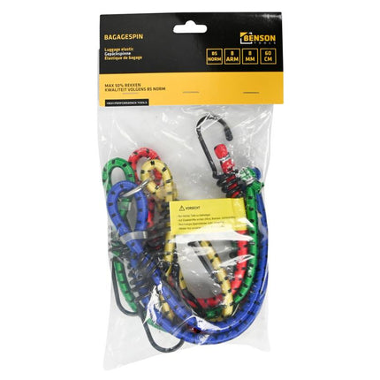Benson Bagagespin 8-armig - 60 cm - Ø 8 mm - BS Norm - In Etui