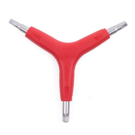 Benson 3-weg Inbussleutel - 4, 5 en 6 mm - Chroom-Vanadium - Kraton Grip