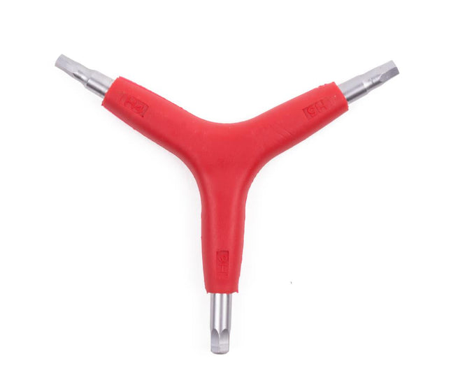 Benson 3-weg Inbussleutel - 4, 5 en 6 mm - Chroom-Vanadium - Kraton Grip