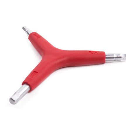 Benson 3-weg Inbussleutel - 4, 5 en 6 mm - Chroom-Vanadium - Kraton Grip