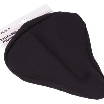 Benson Comfort Zadeldek Gel Extra - Uitsparing Stuitje - Anti-Slip - Zwart