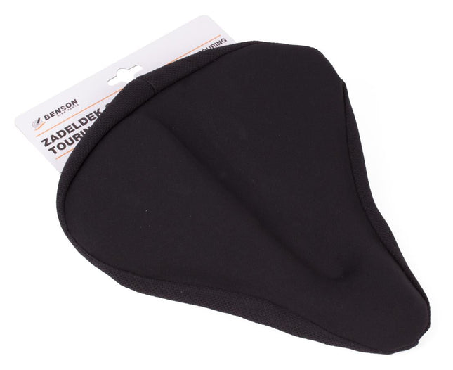 Benson Comfort Zadeldek Gel Extra - Uitsparing Stuitje - Anti-Slip - Zwart
