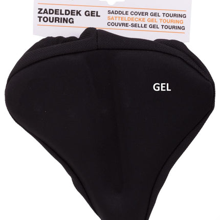 Benson Comfort Zadeldek Gel Extra - Uitsparing Stuitje - Anti-Slip - Zwart
