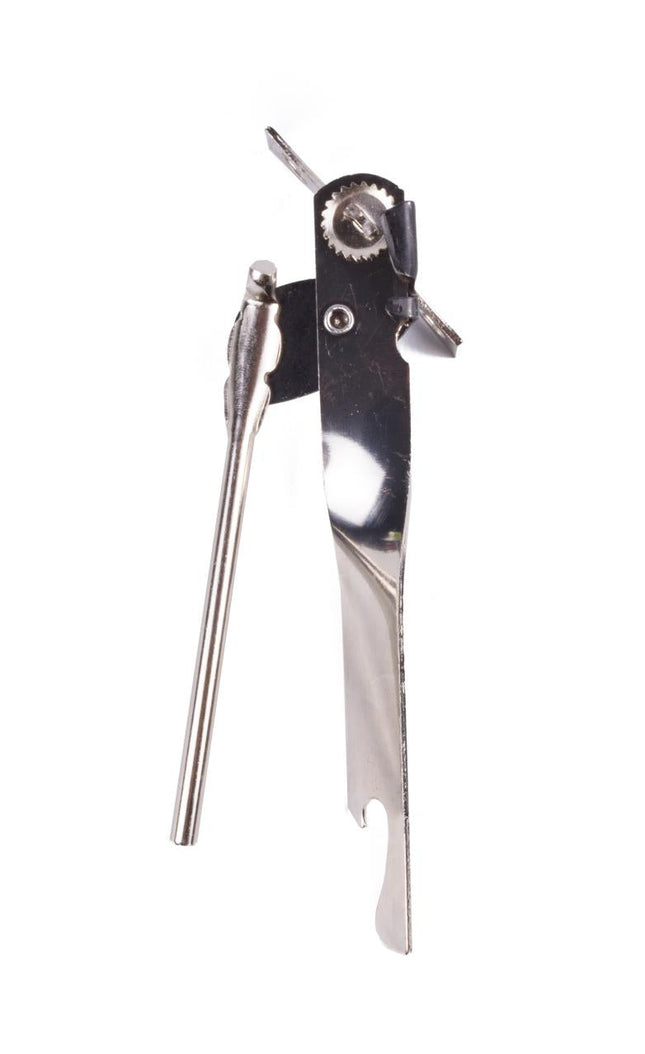 Benson 2-in-1 Blikopener & Flesopener - Hoogwaardig RVS - Zilver