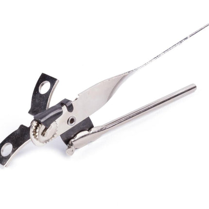 Benson 2-in-1 Blikopener & Flesopener - Hoogwaardig RVS - Zilver