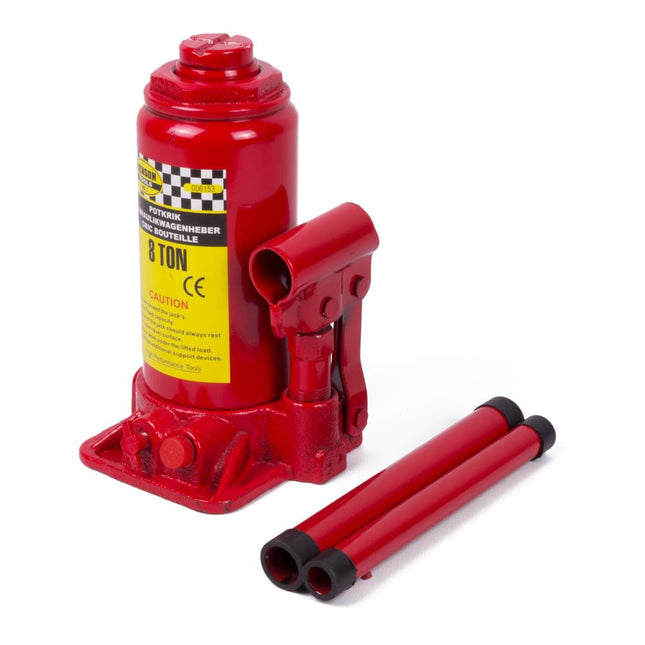 Benson Hydraulische Potkrik – 8 Ton – Hefbereik 200-385 mm – Compact & Krachtig
