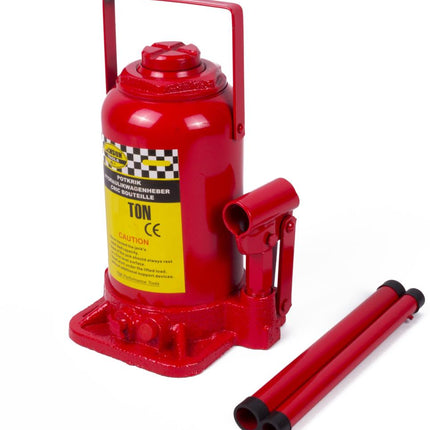 Benson Hydraulische Potkrik – 50.000 kg (50 Ton) – Industriële Kracht – Rood