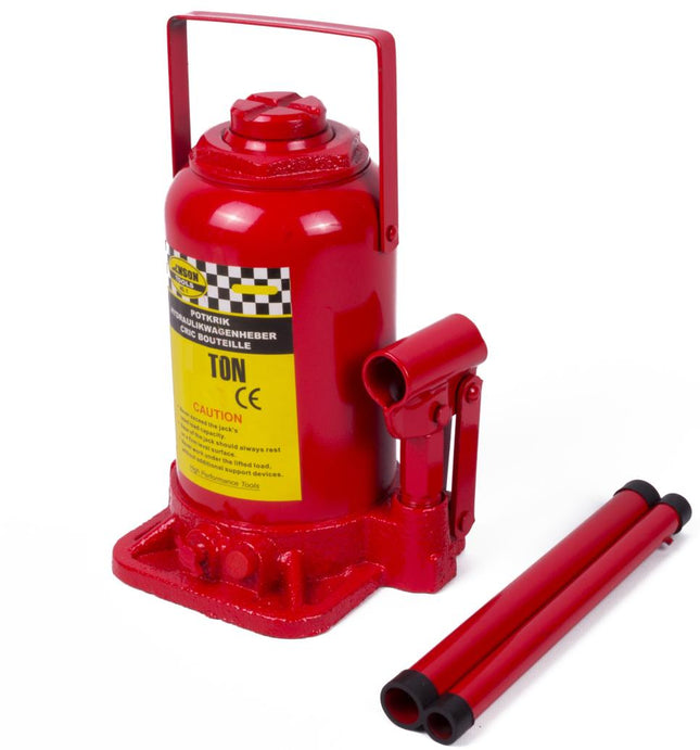 Benson Hydraulische Potkrik – 50.000 kg (50 Ton) – Industriële Kracht – Rood