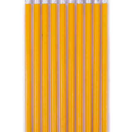 Benson Grijze Potloden met Gum - 10 Stuks - HB - 19 cm