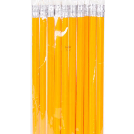 Benson Grijze Potloden met Gum - 10 Stuks - HB - 19 cm