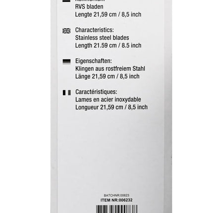 Benson Multifunctionele Keukenschaar - 21 cm (8.5") - RVS - Ergonomisch