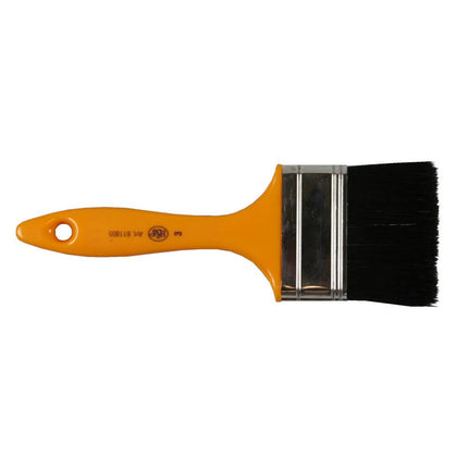 Benson Platte Kwast 3" (70 mm) - Geel/Zwart - Voor Grote Oppervlakken