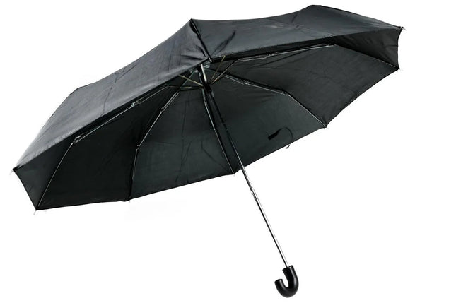 Benson Compacte Vouwparaplu – Deluxe Zwart – Ø 95 cm – Inclusief Opberghoes