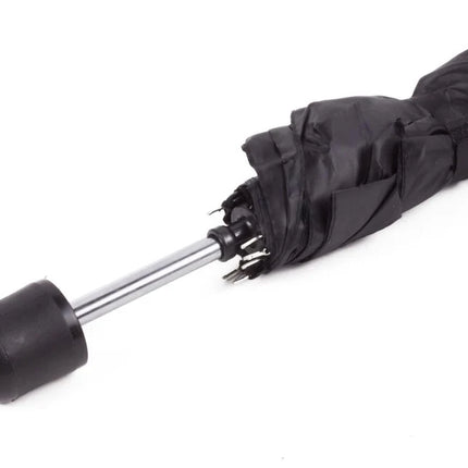 Benson Compacte Vouwparaplu – Deluxe Zwart – Ø 95 cm – Inclusief Opberghoes