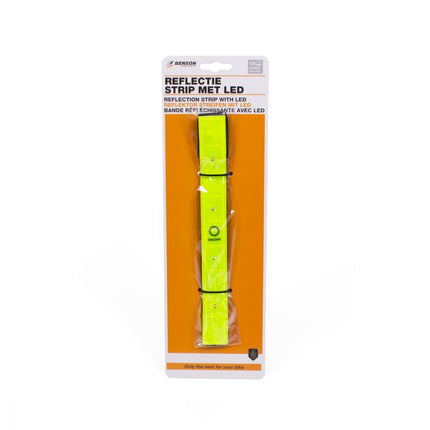 Benson LED Armband - Reflecterend - Verstelbaar - 40,5 cm