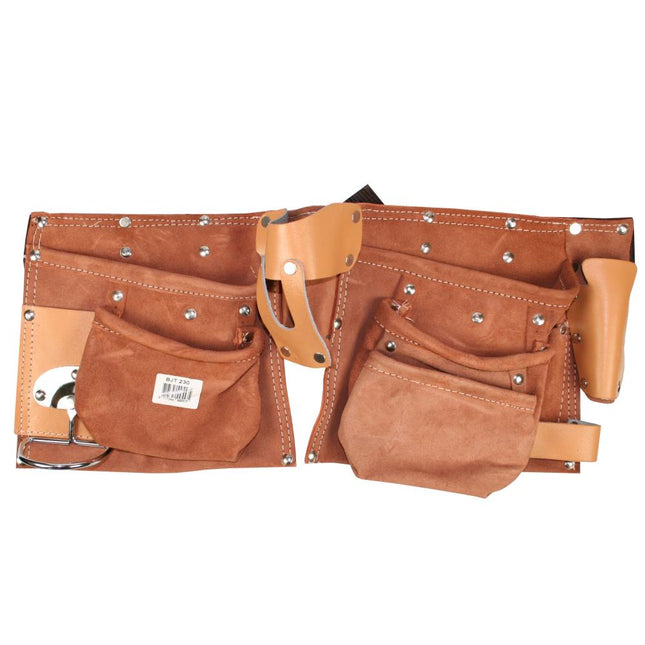 Benson Gereedschapsgordel Leder Profi - 11 Vakken - Metaal en Nylon Versterkt