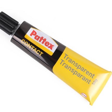 Pattex Contactlijm Transparant – 50 gram – Glashelder & IJzersterk