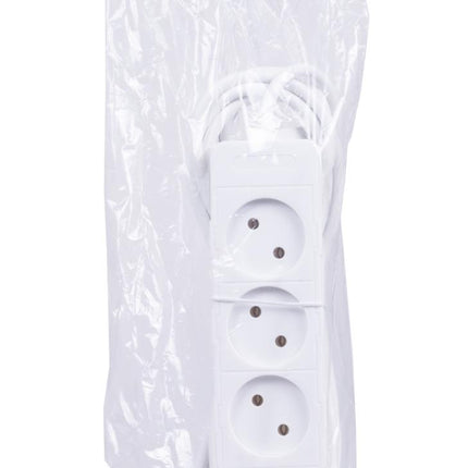 Benson Stekkerdoos – 3-voudig – 5 meter – Compact – Wit