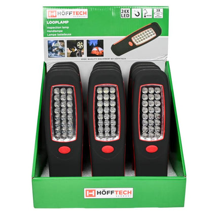 Hofftech 24 LED Looplamp - Met Magnetische Houder & 360° Haak - Spatwaterdicht