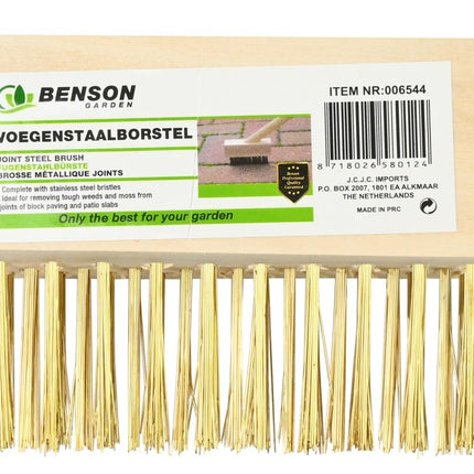 Benson Voegenborstel - Houten Blok - 3 Rijen Staal - Exclusief Steel