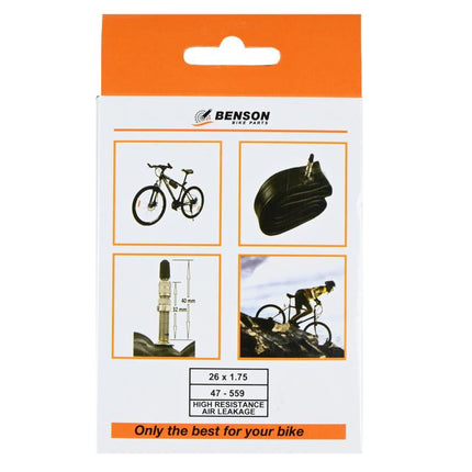 Benson Binnenband 26" - Butyl - 47-559 (26 x 1.75) - Dunlop Ventiel