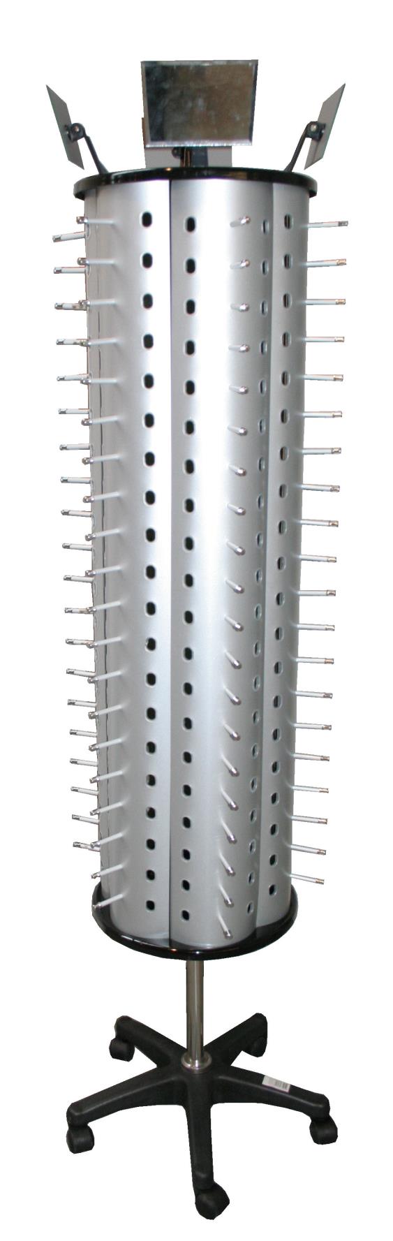 Benson Brillenstandaard - 120 Monturen - Zilver - Professionele Display