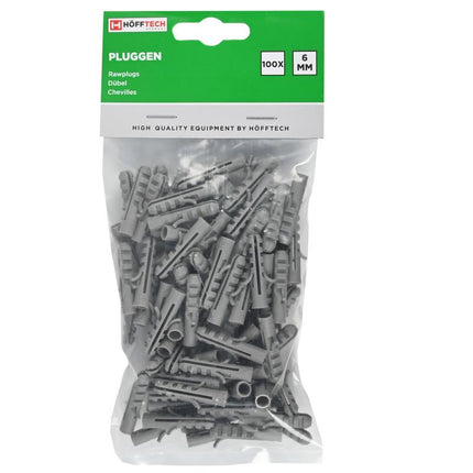 Benson Nylon Pluggen – Ø 6 mm – 100 stuks – Betrouwbare Grip