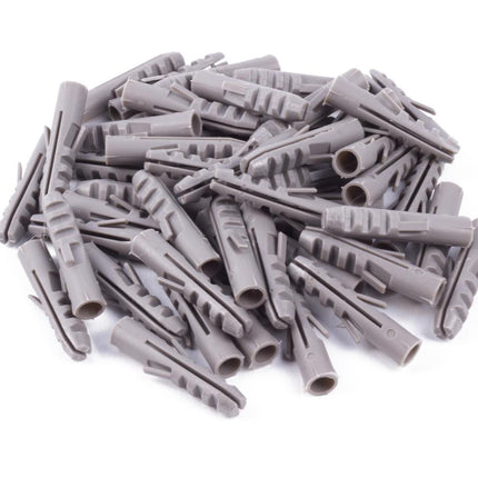 Hofftech Nylon Pluggen – Ø 8 mm – 50 stuks – Weerbestendig