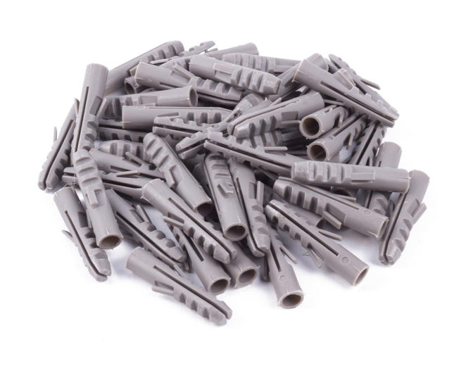 Hofftech Nylon Pluggen – Ø 8 mm – 50 stuks – Weerbestendig