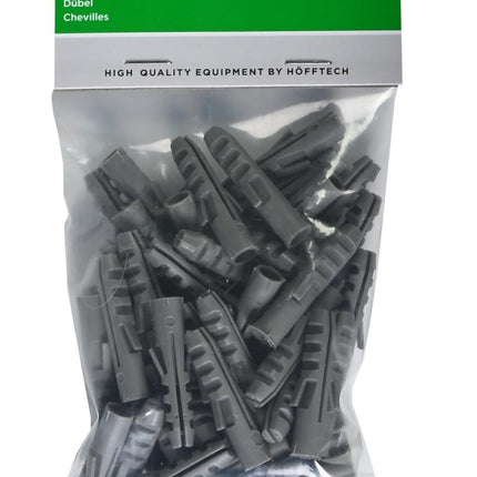 Hofftech Nylon Pluggen – Ø 8 mm – 50 stuks – Weerbestendig