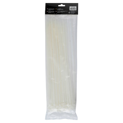 Benson Kabelbinders Wit 4.8 x 370 mm - 100 Stuks - UV-bestendig