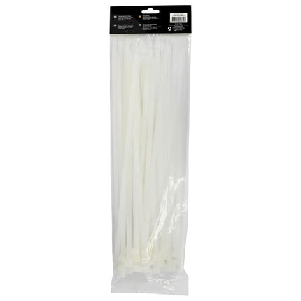 Benson Kabelbinders Wit 7.8 x 370 mm - 50 Stuks - UV-bestendig