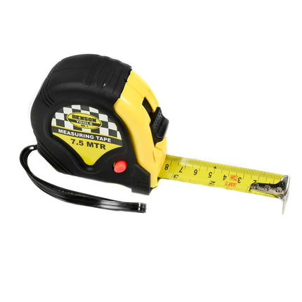 Benson Rolbandmaat Rubber - 7.5 meter x 25 mm - Met Vergrendeling