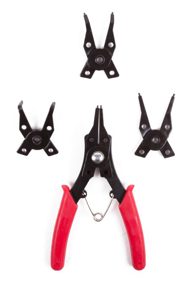 Benson Borgveertang - 160 mm - 4-in-1 Set - Verwisselbare Bekken