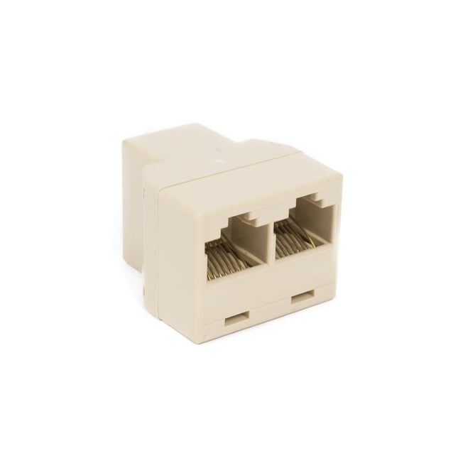 Benson Ethernet en ISDN Splitter - RJ45 - 3-poorts - Ivoor - Lichtgewicht