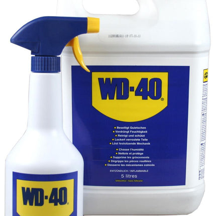 WD-40 Multi-Use Product – 5 Liter Jerrycan + Spray Applicator