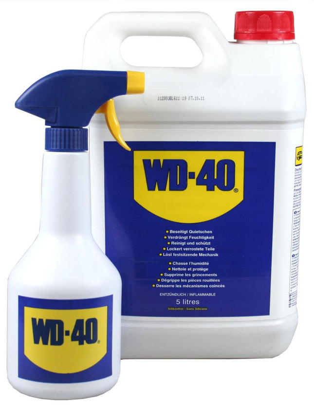 WD-40 Multi-Use Product – 5 Liter Jerrycan + Spray Applicator