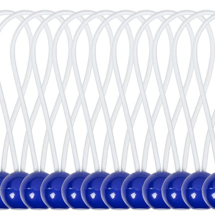 Benson Elastiek met Bal - 150 mm - 12 stuks - Blauw - UV-bestendig