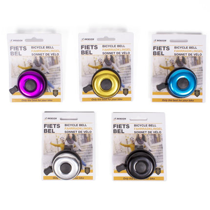 Benson Fietsbel Aluminium - Ø 55 mm - Luid Geluid - Kleurmix