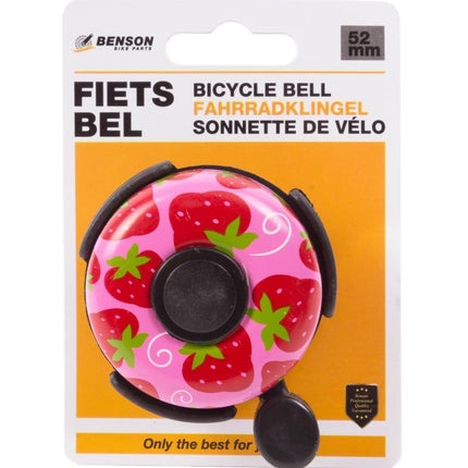 Benson Kinderfietsbel - Ø 52 mm - Vrolijke Kleurmix & Print