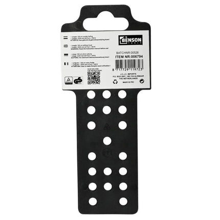Benson Elastiek met Karabijnhaak – 120 cm – Veilig & Flexibel – Elasthaan