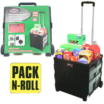 Hofftech Opvouwbare Trolley - Groot Formaat - Telescopisch Handvat - Max. 25 kg