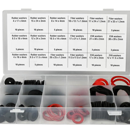 Benson Afdichtingsringen Assortimentsbox – 141-delig – 18 Maten