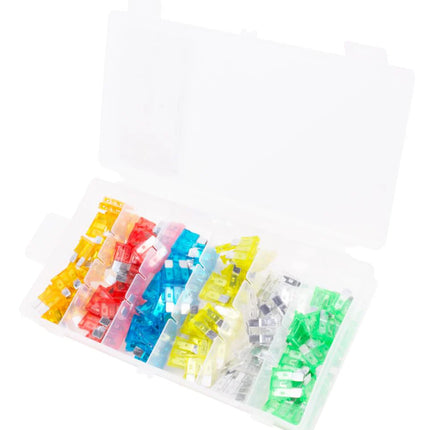 Benson Auto Steekzekering Set – 120-delig – 5A t/m 30A – Inclusief Luxe Sorteerdoos