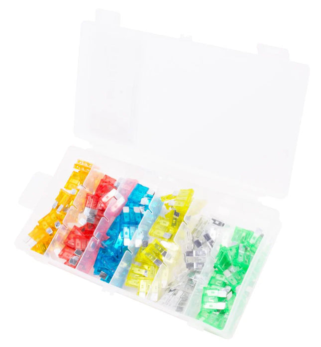 Benson Auto Steekzekering Set – 120-delig – 5A t/m 30A – Inclusief Luxe Sorteerdoos