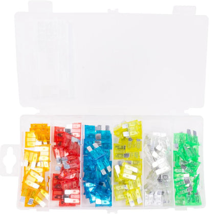 Benson Auto Steekzekering Set – 120-delig – 5A t/m 30A – Inclusief Luxe Sorteerdoos